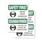 Signmission 7 in Height, 5 in Width, Vinyl Decal, Rectangle, Bilingual OS-2PACK-SF-D-57-L-10892 - alternate 1